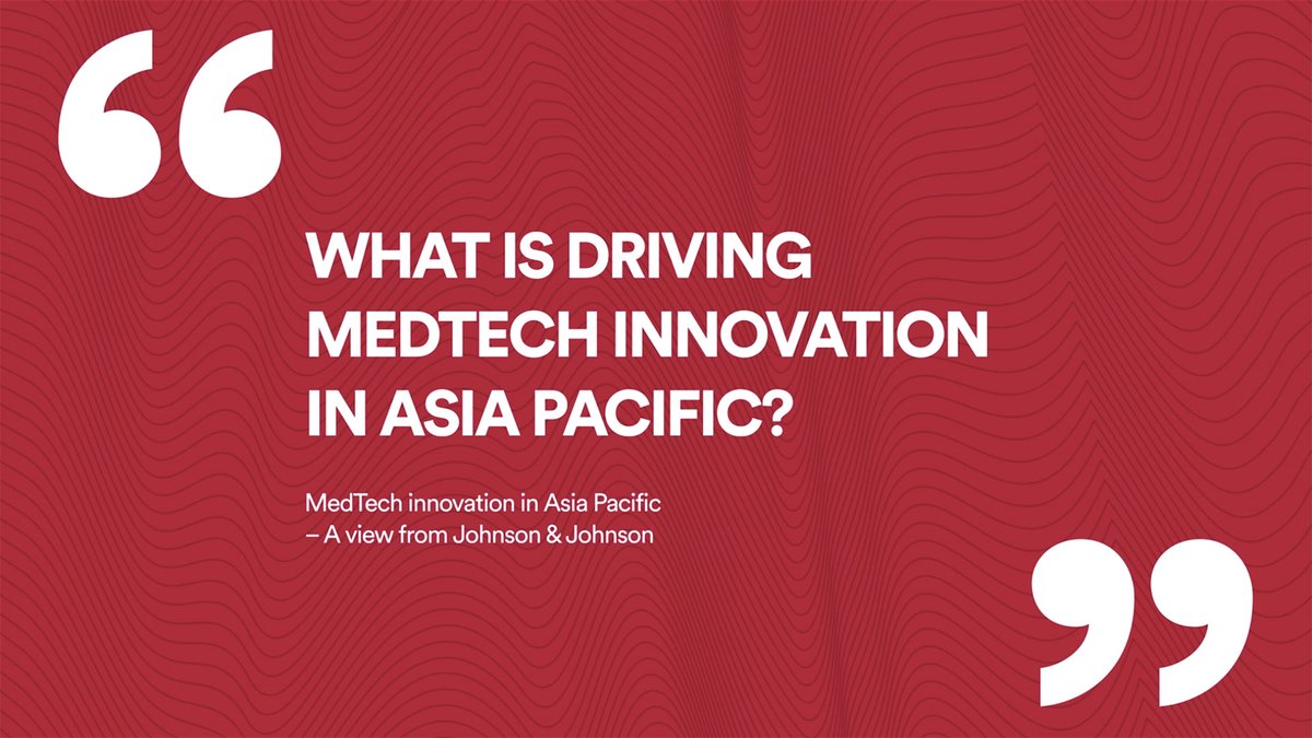 How do we drive much needed #MedTech innovation in Asia Pacific? Collaborating with <a href="/MedTechAwards/">MedTech Innovator</a> to nurture talent and embrace MedTech disruption.  bit.ly/3ighWm3 #JNJ #JNJMedicalDevices bit.ly/3cJFD50