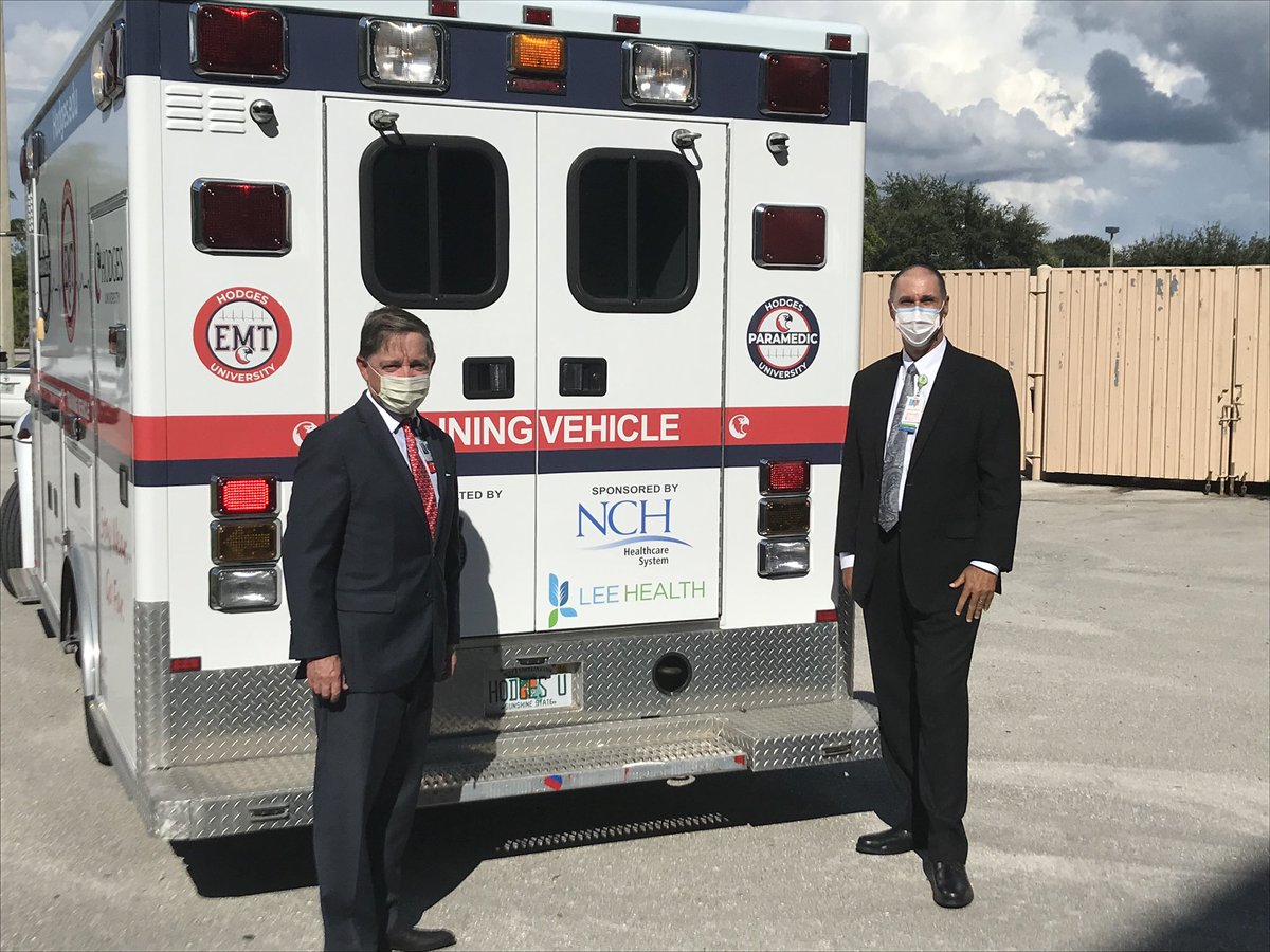 Lee_Health's tweet photo. Hodges University offers EMS and Paramedic programs designed to prepare first responders. We are grateful to assist the future heroes in training and give them the tools they need to help our community! We are stronger together. 
#SWFLTogether #SWFLStrongerTogether https://t.co/9SXxp1Op5j