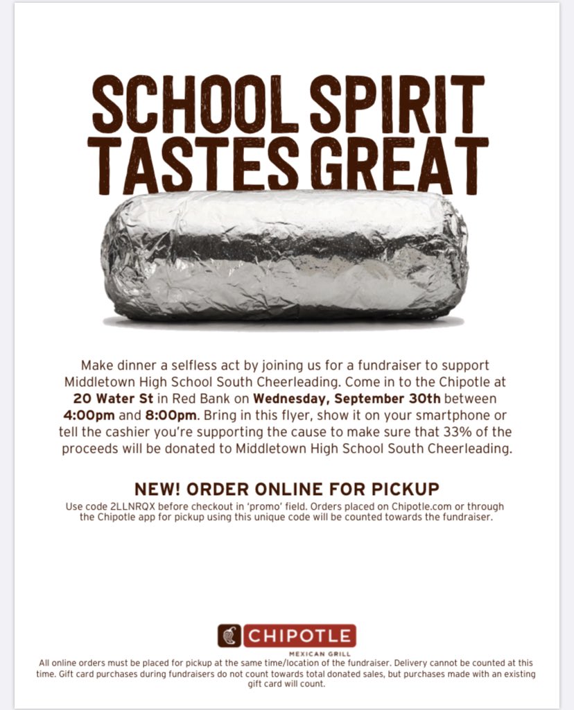 Just a few of our Cohort A cheerleaders getting excited for this Friday’s game! Support <a href="/MHSSCheer/">Midd South Cheer</a> tonight at Chipotle of Red Bank! 🤍🤍🤍