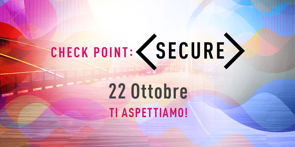 Check Point Italia (@checkpointitaly) on Twitter photo Inizia il countdown per l'evento più atteso dell'anno #CheckPointSecure Italia - 22 ottobre <a href="/CheckPointSW/">Check Point Software</a> #cybersecurity Inizia il countdown per l'evento più atteso dell'anno #CheckPointSecure Italia - 22 ottobre <a href="/CheckPointSW/">Check Point Software</a> #cybersecurity