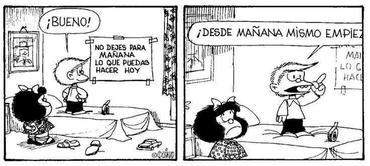 Todos querían ser como Mafalda, pero yo siempre me sentí un poco Felipe.

#Quino #Mafalda #Felipe