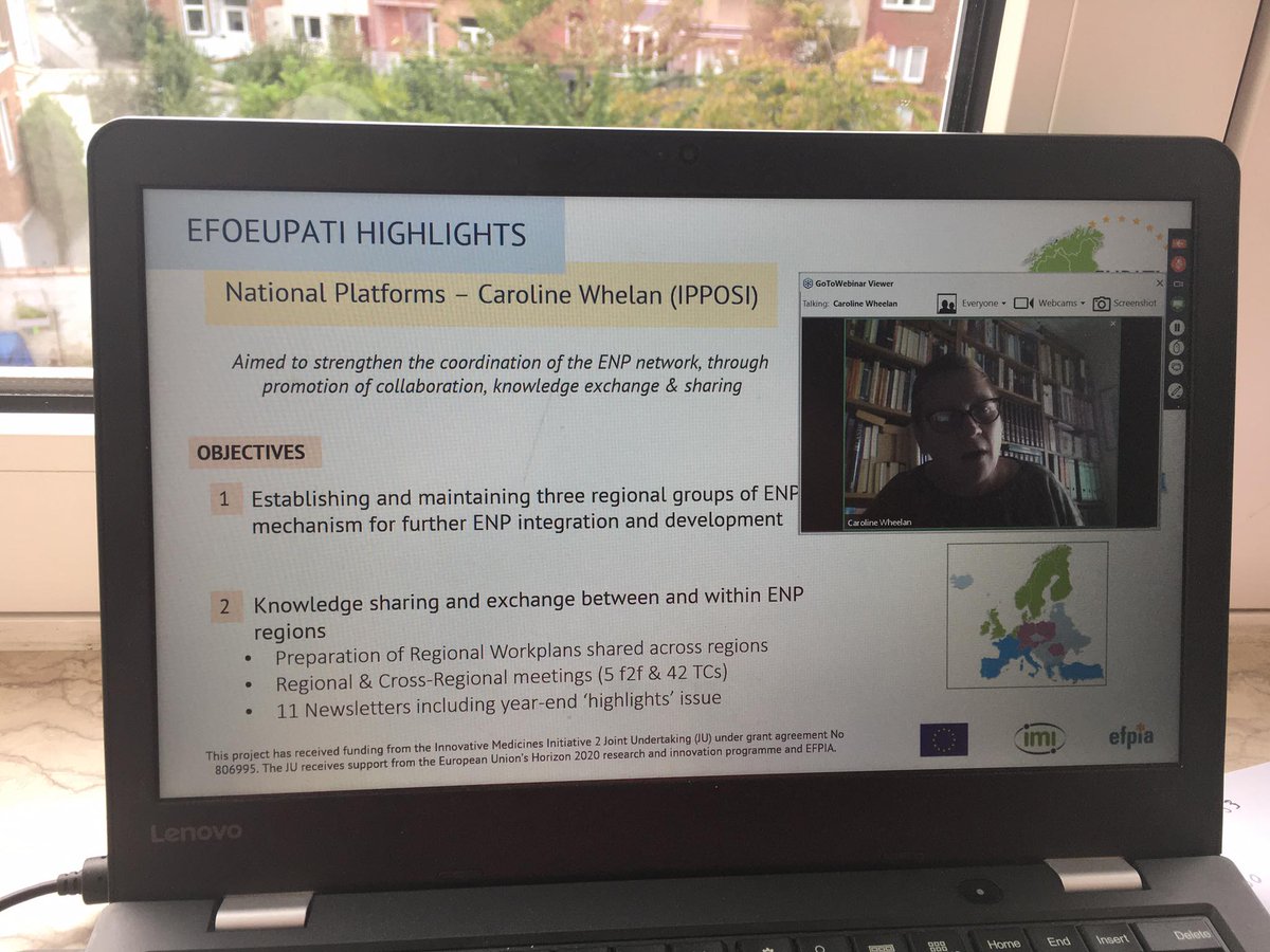eupatients's tweet photo. And today is the last day of #EFOEUPATI. What a project! We have celebrated our #achievements during a #webinar with +80 participants. Thank you all for joining, and a BIG thank you to our #partners and @IMI_JU. Recordings, resources and info to follow very soon! https://t.co/8QD3IJDYof