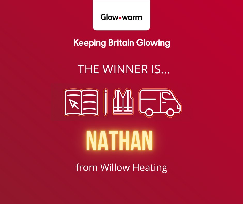 glow_wormclub's tweet photo. Congratulations Nathan @Willowheating in Wolverhampton!  You've won a massive £5K #GlowWorm Business Support package with lots of marketing goodies, including clothes and a van wrap. Big thanks to all Business Clinic attendees; we hope they helped you to help #KeepBritainGlowing https://t.co/y1J0EloNN5