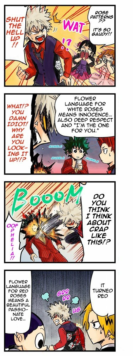 And just like this we come to this moment.~ This is a comic from MHA Smash~