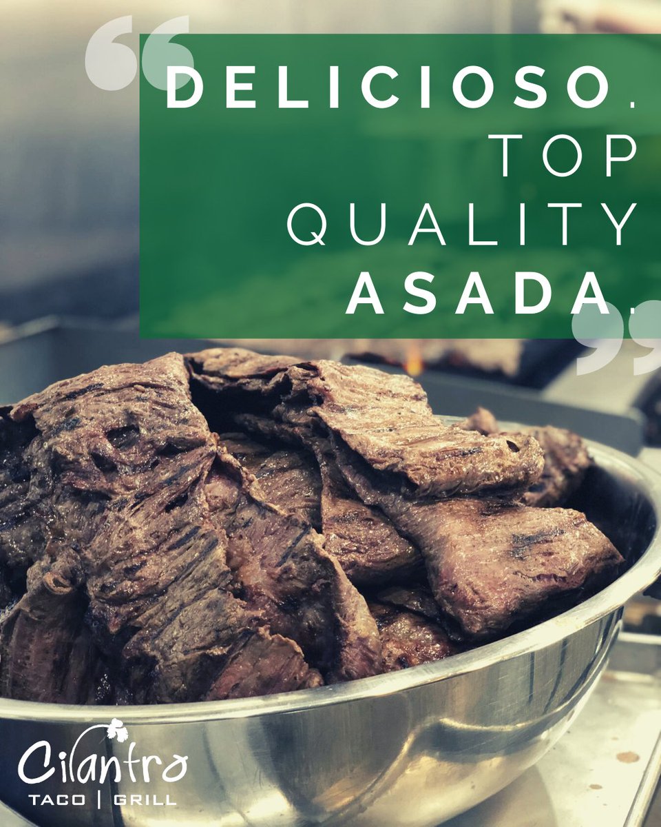 Come on in and try us out for yourself! 😋 🔥 

buff.ly/2NuX0v1
#cilantrotacogrill #freshingredients #asada #carneasada #review #reviewus #tacos #tortas #burritos #tacosalad #burritobellybowl #cilantro #ctg #eatlocal #mexicanfood #familyowned