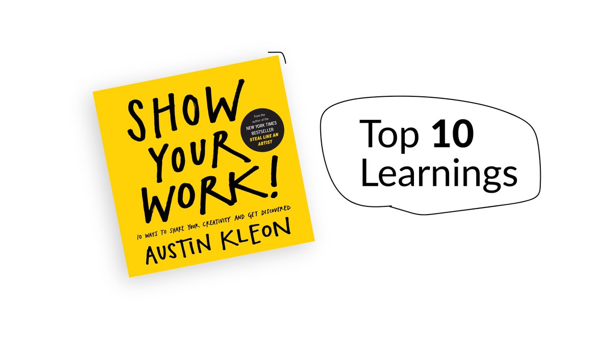 Show your work: 10 Learnings {Thread} 