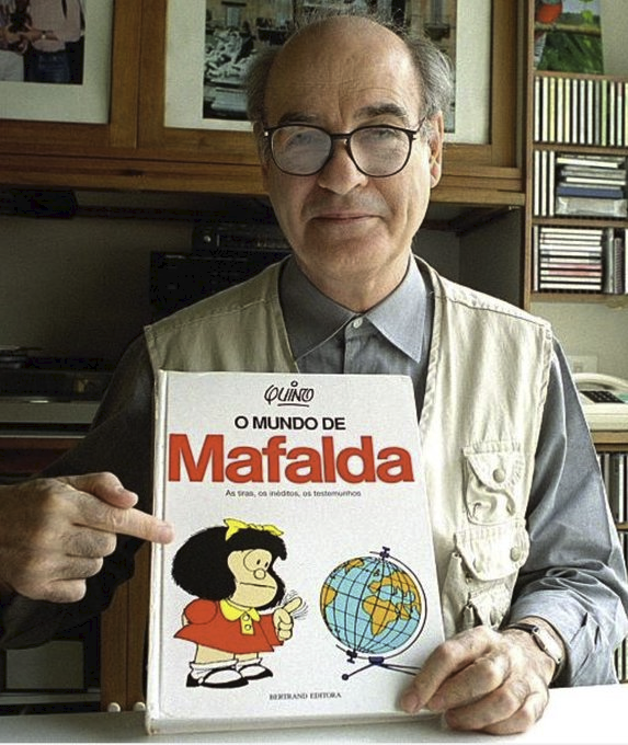 _David_Senabre_'s tweet photo. #TalDíaComoHoy #Mafalda #Quino

FALLECE QUINO.

Hilo de 16 tweets. 

Hoy, día 30 de septiembre, ha fallecido Joaquín Salvador Lavado Tejón, QUINO (n. 1932), humorista, dibujante e historietista argentino.

Premio Príncipe de Asturias de Comunicación y Humanidades, 2014. https://t.co/zGysMRDKrE