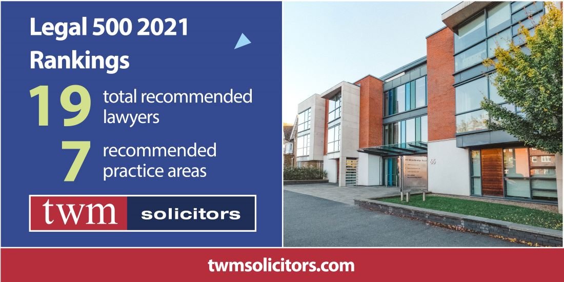 TWMSolicitors's tweet photo. Excellent write up for our teams in @thelegal500 2021 edition - thank you to everyone who kindly provided supporting references and some really lovely comments! #L500UK2021 https://t.co/LDT6htcfRw https://t.co/X5gjlbOss7