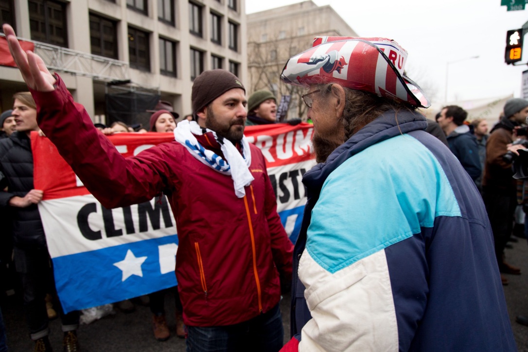 On Inauguration Day in 2017, I joined some amazing folks in blockading one of the entrance gates in DC. We wanted to show on day 1 that we would resist Trump every single day. It was a rough day with pushing and shoving by Trump supporters, but, together, we were largely safe.