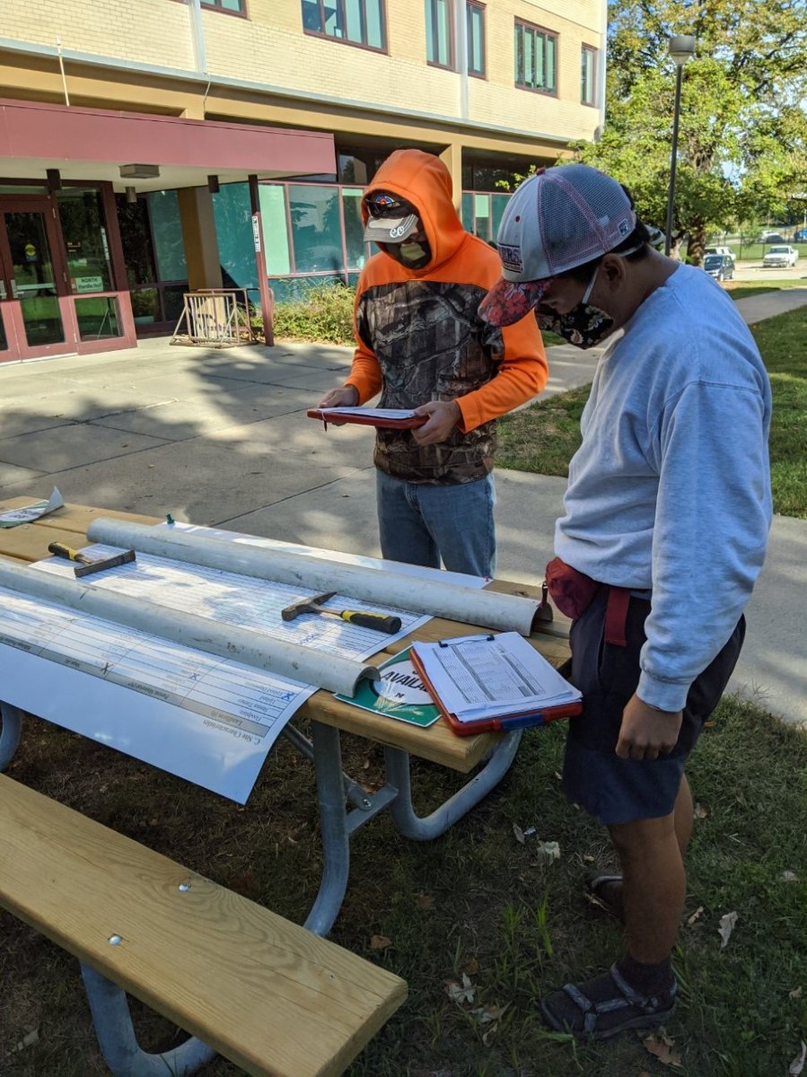 UNLSNR's tweet photo. The Regional Soil Judging Competition is being held virtually this year, but UNL’s Soil Judging Team still gets to get their hands dirty! They're practicing outside at Hardin Hall this week for the online contest. #UNL #InOurGritOurGlory #UNLSNR https://t.co/rWr7v7Gqhn