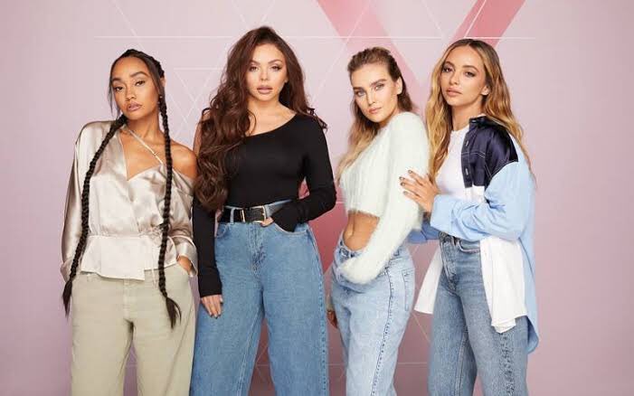 SquadBrasilLM's tweet photo. RUMOR: @LittleMix will release a collaboration with @elliegoulding next Friday as the 3rd single to their album #CONFETTI - it will be produced by @diplo and they will perform it live on #LittleMixTheSearch! 👀 https://t.co/V7iQ94pchF