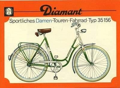 DDR_Reklame's tweet photo. Am 2. Mai 1952 wurde der VEB Fahrradwerke Elite Diamant gegründet. In den 50er Jahren war Diamant mit Touren-, Sport- und Rennrädern technisch und optisch auf der Höhe der Zeit.
#Fahrrad #Sportrad #Rennrad #Bike #Bicycle #Diamant #DDR #GDR #KarlMarxStadt #Ostalgie #EastGermany https://t.co/hs2gZbody4
