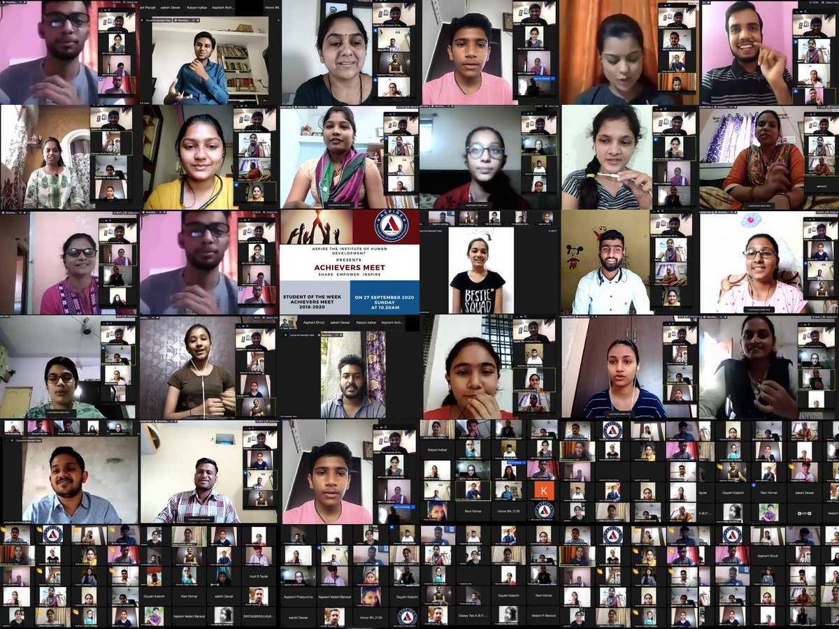 AspireTIHD's tweet photo. 3rd Achievers Meet was extremely engaging
“So pleased to see you accomplishing great things”
Keep it up achievers
#AchieversMeet #AspireTheInstituteOfHumanDevelopment
#AspireInstitute #StudentOfTheWeek #TheUniversityOfLife #EmpowerOneAnother #EducationBeyondAcademicKnowledge https://t.co/S4BclT52Wv