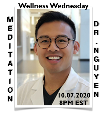 AAPhysiatrists's tweet photo. 🍁🧘🏽‍♂️Mark your calendar! Next Wellness Wednesday Webinar will be guided meditation with Dr. Daniel Dat Nguyen, a pain medicine fellow at UTMB, on 10/07/2020 at 8pm EST!#WellnessWednesday #Meditation #Mindfulness #SettingIntentionsForFall

https://t.co/97bzlGRMSy https://t.co/ZY07INuRDf