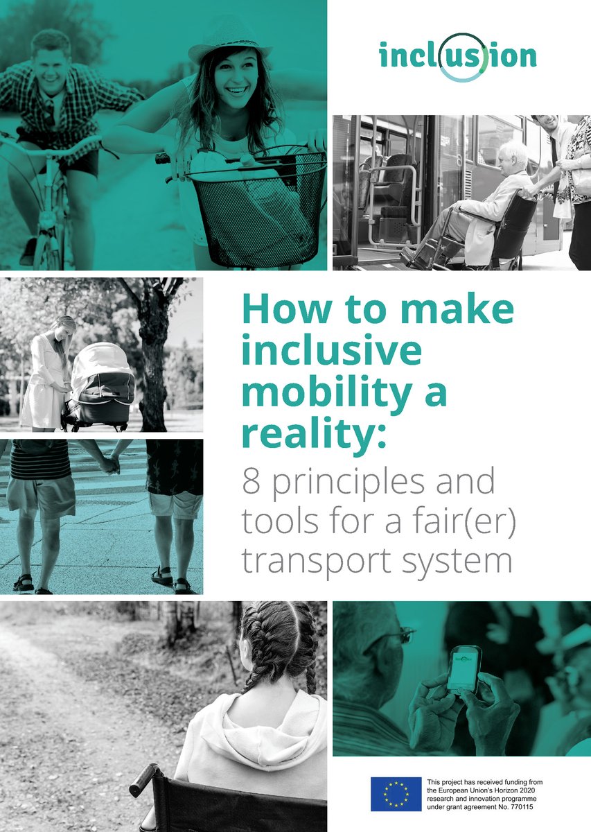 🥁Freshly released! "How to make inclusive mobility a reality: 8 principles and tools for a fair(er) transport system" - DOWNLOAD it now! 👉bit.ly/3n4SDal @inea_eu <a href="/POLISnetwork/">POLIS</a> <a href="/Rupprecht_Tweet/">Rupprecht Consult</a> <a href="/CIVITAS_EU/">CIVITAS Initiative</a>