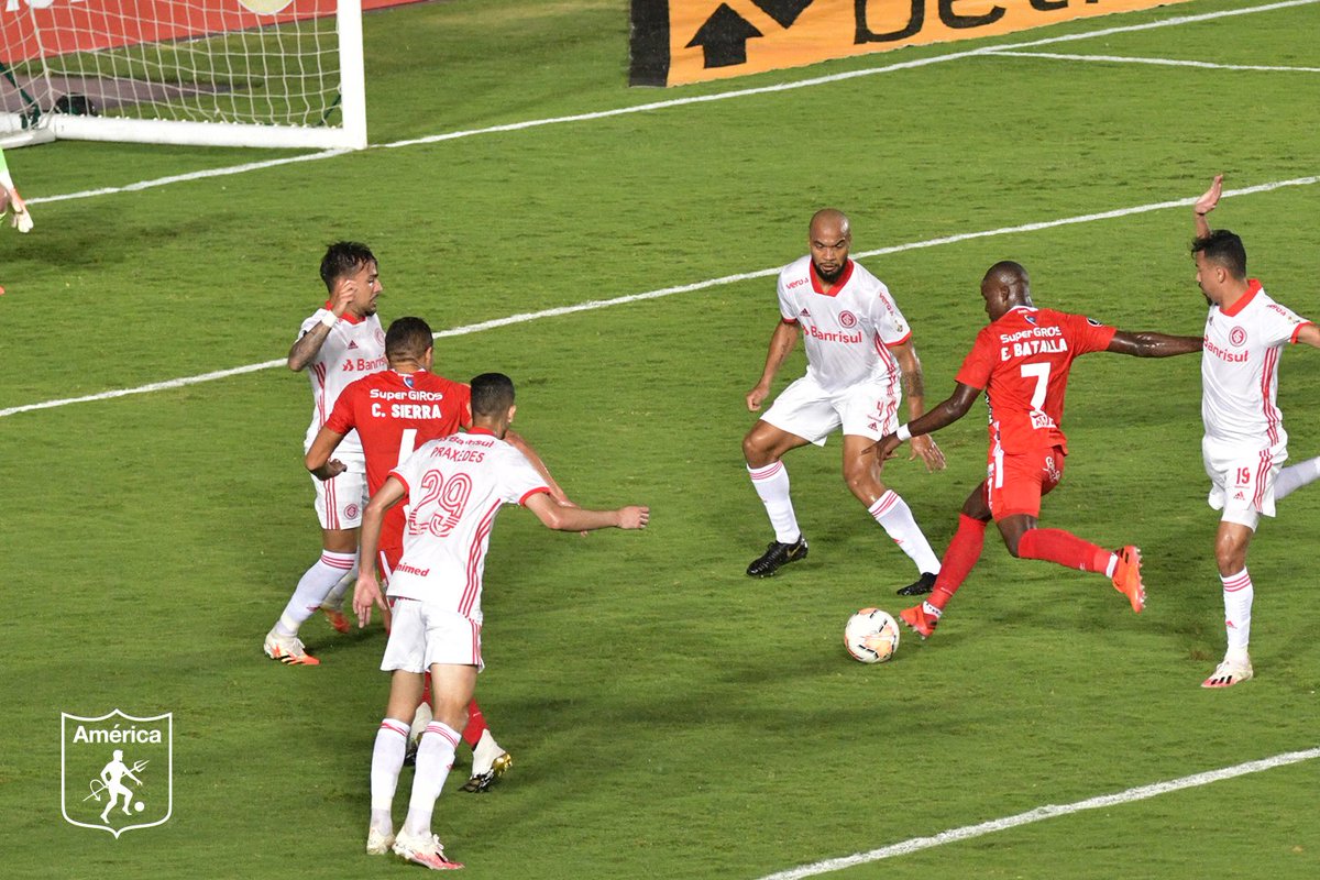 AmericadeCali's tweet image. 📸 Imágenes del partido contra @SCInternacional, por la quinta fecha de la @Libertadores 🇦🇹