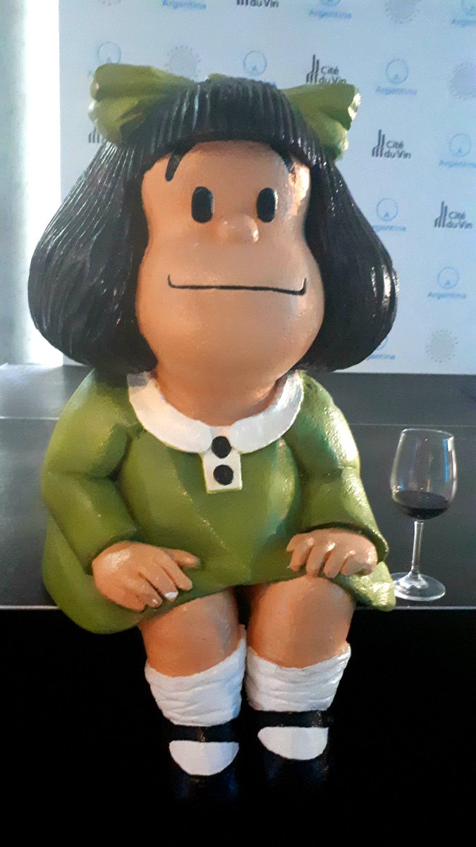 Alexsoledad's tweet photo. Bye bye #Quino...
Petit souvenir de #Mafalda à @laciteduvin #argentina https://t.co/NyzCLX9bkw