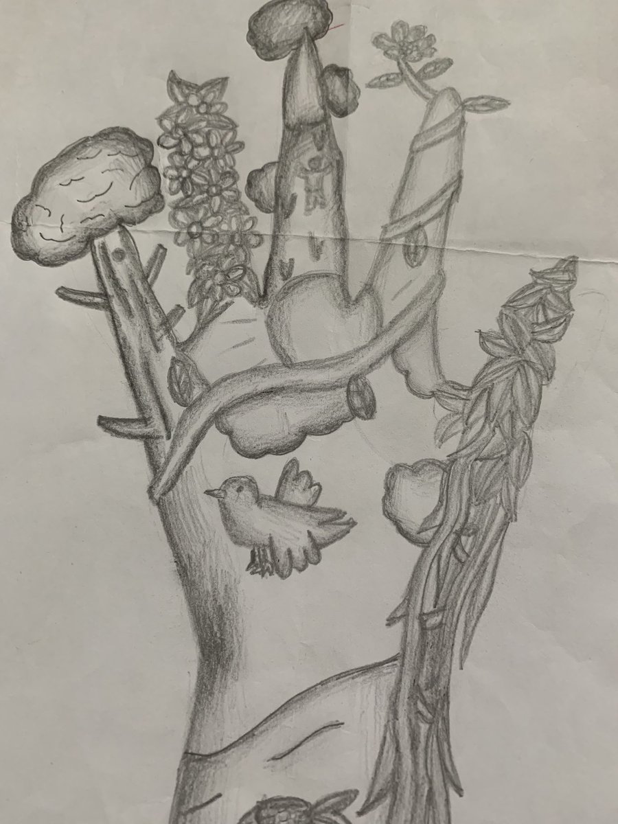 MrsDeanDT's tweet photo. Beautiful creativity from our Y7s in D&amp;T #homelearning today 👏🏻🌟🏆#toneandtexture #design ✏️ https://t.co/UChMB8idPk