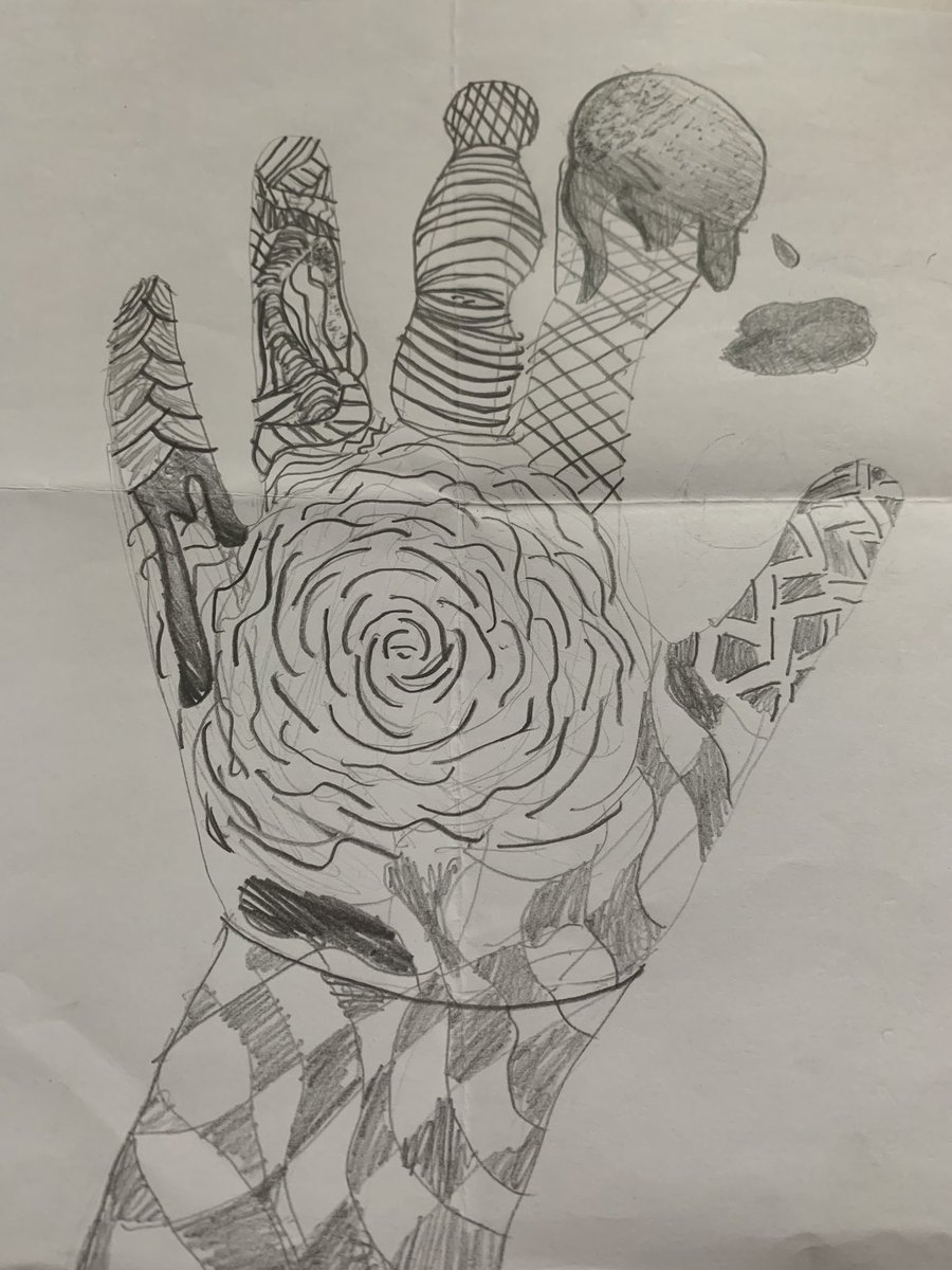 MrsDeanDT's tweet photo. Beautiful creativity from our Y7s in D&amp;T #homelearning today 👏🏻🌟🏆#toneandtexture #design ✏️ https://t.co/UChMB8idPk