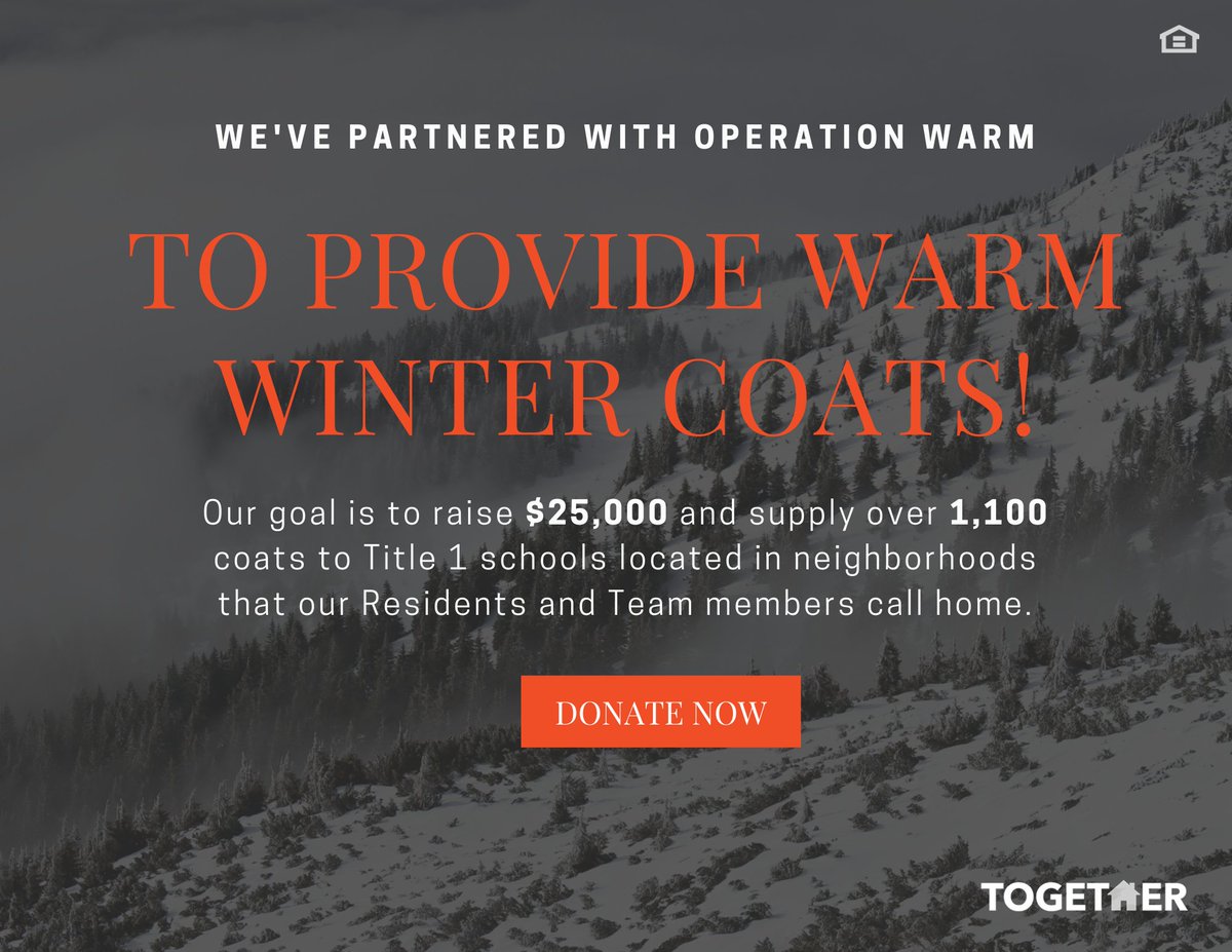 TrinityPmTweets's tweet image. We have partnered with @OperationWarm to help to bring warmth and hope to children living in need. 

With your generous donations, we will give the gift of brand new winter coats to Title 1 schools in our neighborhoods: operationwarm.org/TeamTrinity. #TrinityStrong 🧥