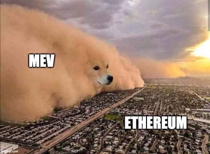 1/11 Okay, MEV is comingMEV is a consequence of the fact that miners (pool operators) have the right to choose the tx order in a block.They can be the first to:- execute arbitrage- get access to token offerings- perform liquidationPlus, they may not pay a fee for this.