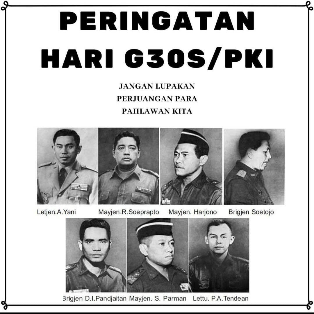 Malam ini tepat 55 tahun lalu, para jendral dan perwira kita dlm kurun waktu 6 jam dijadikan korban pembantaian demi peralihan kekuasaan dgn dalih keamanan negara, salah satu lembaran terkelam sejarah bangsa yg kini multitafsir ceritanya. 

#g30spki #G30S