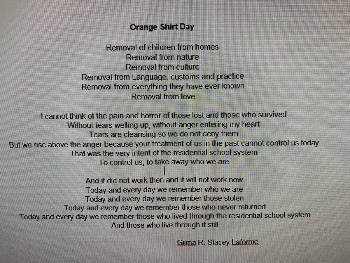 Orange shirt day