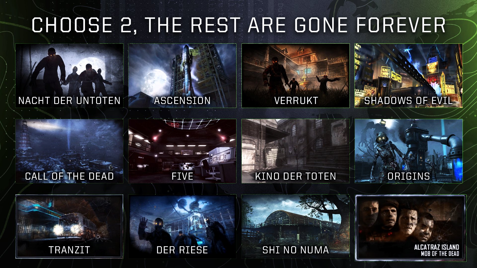 Optic Gaming You Can Only Play Two Zombies Maps Forever Which Ones Are You Keeping Ogla Optic Gaming You Can Only Play Two Zombies Maps Forever Which Ones Are You Keeping Ogla