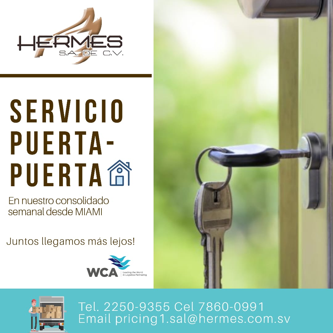 sv_hermes's tweet photo. Confía en nosotros podemos recolectar tus mercancías en cualquier parte de USA  y enviarlas a la puerta de tu empresa || Servicio LCL desde MIAMI Door to Door  #Logistics #LCL

Hermes El Salvador en Alianza con IWF en USA
📱7860-0991 📧pricing1.sal@hermes.com.sv https://t.co/9txHVTrhEk