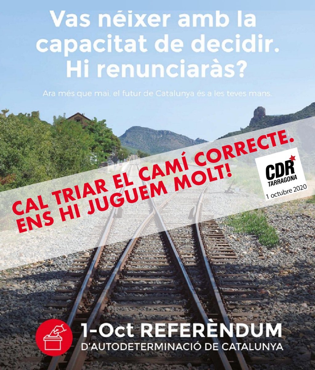 TarragonaCdr's tweet photo. #NiOblitNiPerdó 
#Independència
#ElPoderDelPoble https://t.co/kPt3FIcjQ2