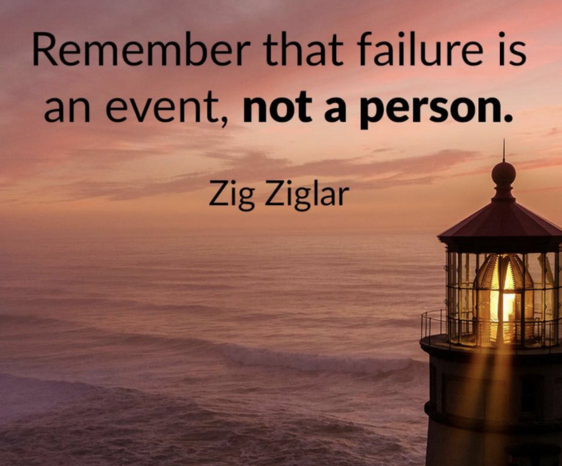 DrjoeFamularo's tweet photo. “Remember that failure is an event, not a person” #intentionalliving #positivemindset https://t.co/FIraWlRbOG