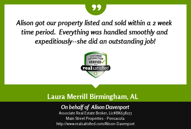 beachalison's tweet photo. I’m truly honored to have helped this client.  https://t.co/KTR4mY242L via @realsatisfied https://t.co/kjjdqzl1kz