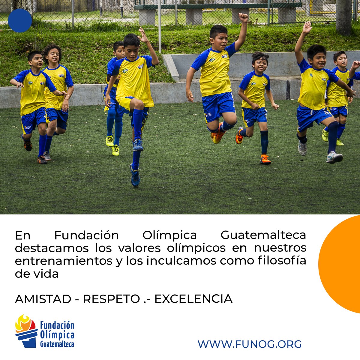 FUNOG_'s tweet photo. Entrenamos e inculcamos el Olimpismo que tiene como sus pilares el deporte, la cultura y la educación.

#Funog
#Olimpismo
#Deporte
#Cultura
#Educación https://t.co/NyCrLnXKsr