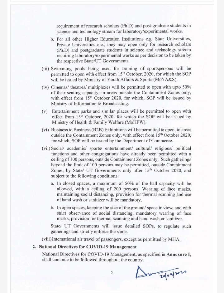 SmritiM43750973's tweet image. Unlock 5 guidelines are specially for students.
 #Unlock5
#reopencollege #ReopenUniversitiesForAllStudents 
#ReopeningSchools 
#reopen
 guidelines realised by government
👇👇👇