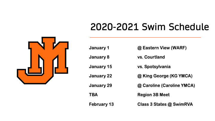 Our 2020-2021 Winter Schedules for Basketball, Track and Swim.  These schedules are subject to change, especially with COVID restrictions and guidelines.  

Please be on the lookout for more information as we get closer to these seasons.  Thanks for being patient!
