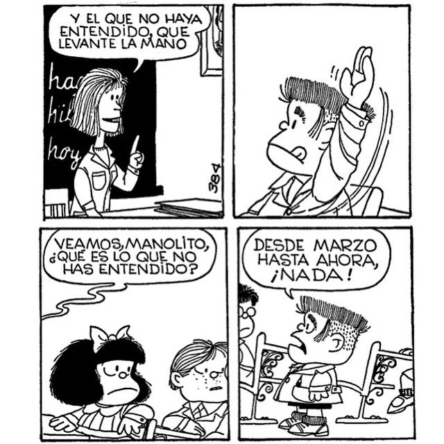 ProfesoradoP's tweet photo. O profesorado galego está, ao respecto da Xunta de Galicia, igual que Manolito. #D.E.P #Quino https://t.co/LShxYKbzMh