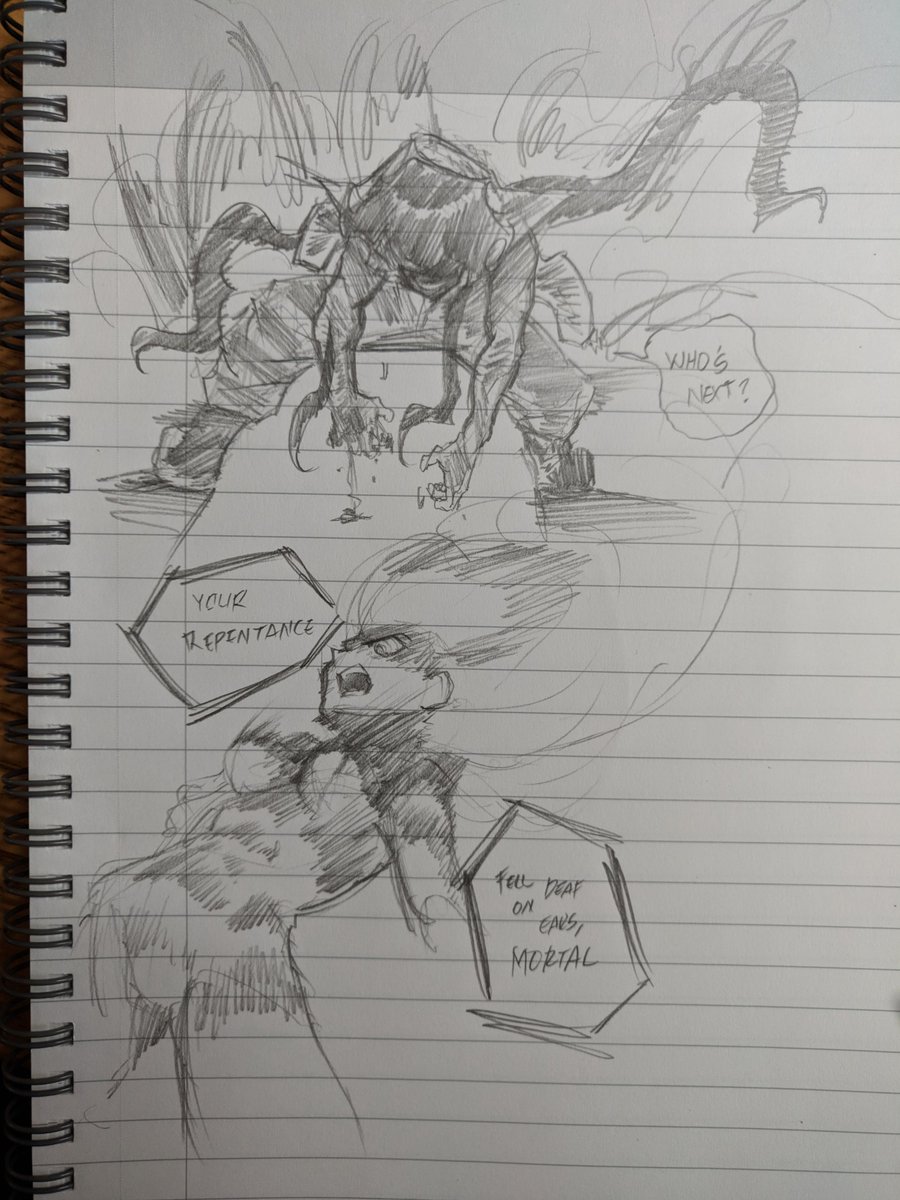 Oc sketches in my notebook 