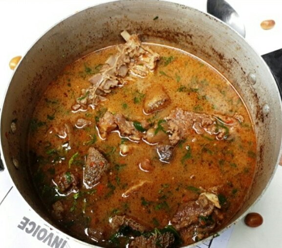 pepper soup        or      ofada stew