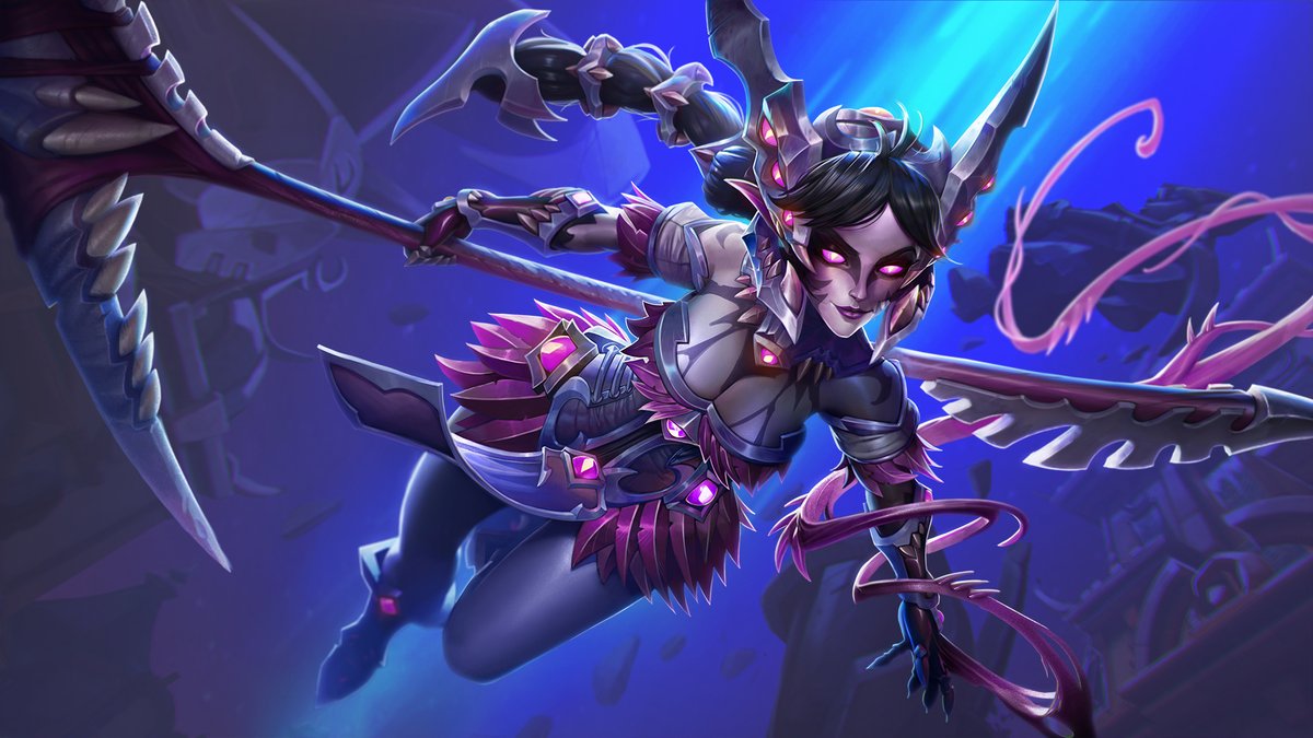 PaladinsGameFR's tweet photo. Vora sort avec une variante : son skin Mauvais présage.
Il est disponible pour 200 cristaux ou 60 000 or.
#VorasPactUpdateShow https://t.co/OcvlZxP0eJ