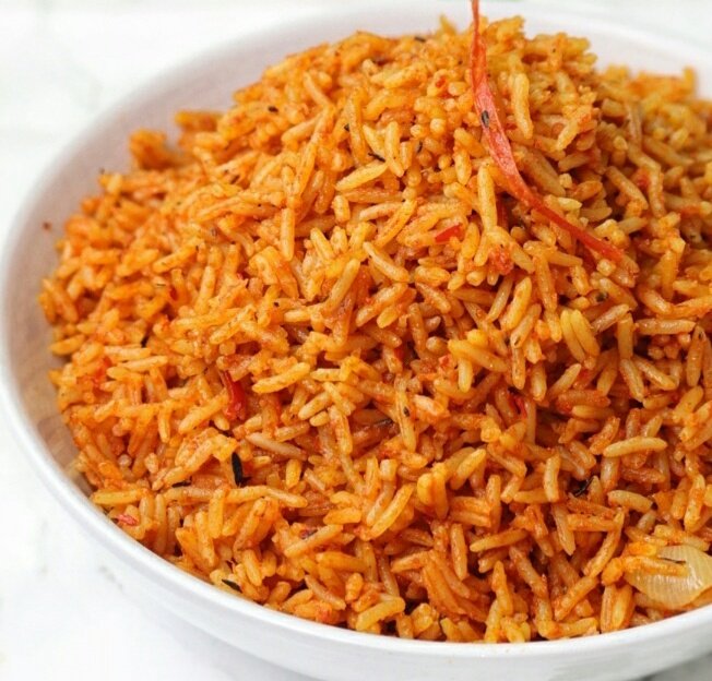 jollof rice        or          fried rice