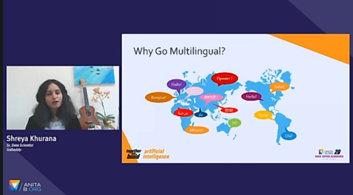 (S)marta (she/her/ella) 👩💻 (@martal0b0) on Twitter photo #vGHC Day 2: learning more about multilingual models, and how important is to evaluate nuances of every single language. Most people are at least bilingual (English + mother tongue) but Eng shouldn't be the norm. #Inclusion #Diversity #ISpeakSpanglish <a href="/systersspain/">Systers Spain</a> <a href="/AnitaB_org/">AnitaB.org</a> #vGHC Day 2: learning more about multilingual models, and how important is to evaluate nuances of every single language. Most people are at least bilingual (English + mother tongue) but Eng shouldn't be the norm. #Inclusion #Diversity #ISpeakSpanglish <a href="/systersspain/">Systers Spain</a> <a href="/AnitaB_org/">AnitaB.org</a>