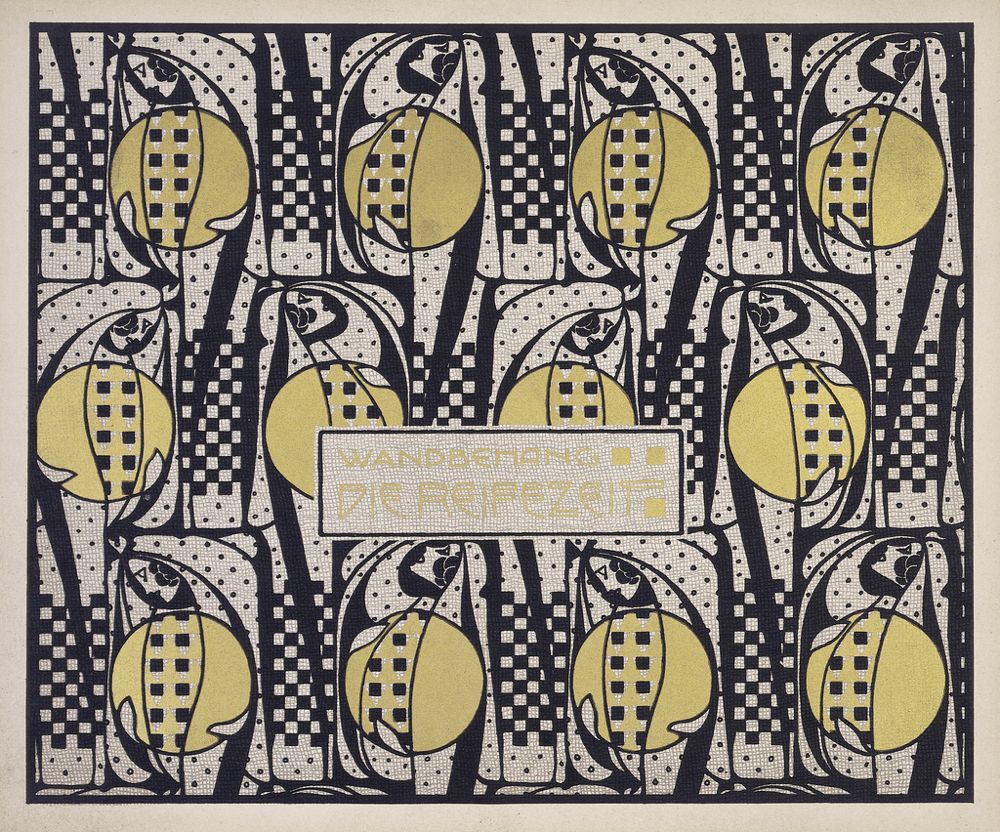 1/ Austrian artist and graphic designer Koloman Moser was one of the main artists of the Vienna Secession.In this portfolio ("Flachenschmuck") from the year 1900 he presented 30 wonderful colour plates. Here the first four. Remaining plates in thread: