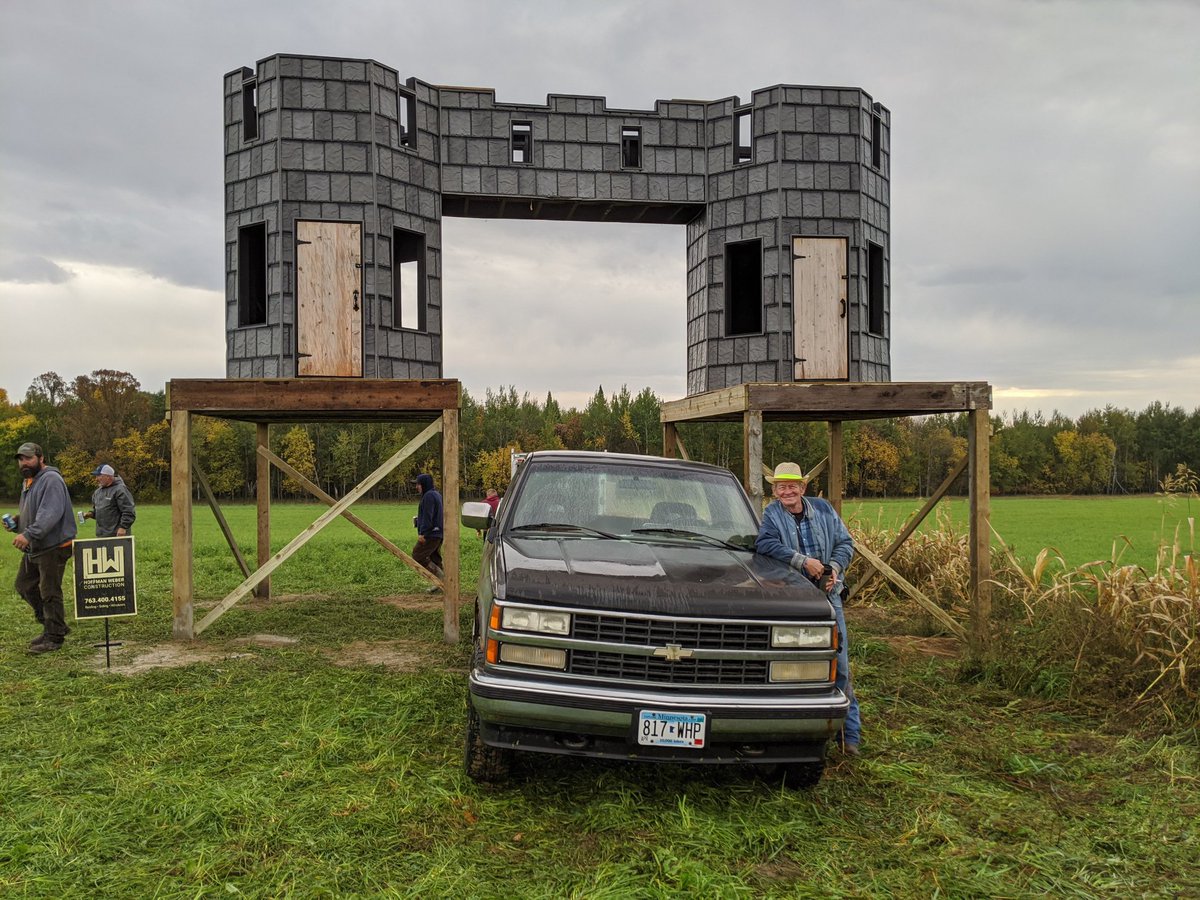 What does Hoffman Weber Construction do with one of our old castle playhouses?

That's easy. We turn it into an awesome hunting stand!

Would you hunt in this? Let us know! 👇

#hunting #huntingstand #treestand #outdoors