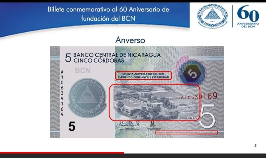 UVEalcha's tweet photo. Banco Central de Nicaragua presenta nuevo billete que circulará a partir de mañana en el país. #2021DignosYLibres #2021OrgulloPatrio https://t.co/bjd1QXJCFY
