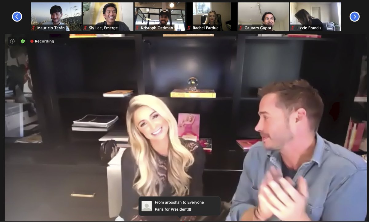 Had a great day w. our incredible founders at M13's #FounderDay, feat. special guests <a href="/richardbranson/">Richard Branson</a> <a href="/LeeMWoodruff/">Lee Woodruff</a> <a href="/ParisHilton/">Paris Hilton</a> <a href="/tfadp/">Dan Porter</a> <a href="/mscatchen/">Cat Chen</a>. They shared key insights on growing a startup, how to best present yourself in a digital era, culture-building 101 &amp; more.