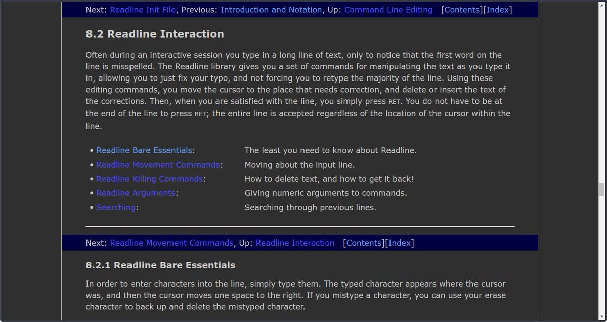 Radio_Azureus's tweet image. #bash #analysis in #shellprogramming

ReadLine interaction

#bash #sh #zsh #ksh #csh #WomenWhoCode #640daysofcode #301daysofcode #730daysofcode #100DaysOfCode #Linux #OpenSource #POSIX #advancedProgramming #DEVCommunity

gnu.org/savannah-check…