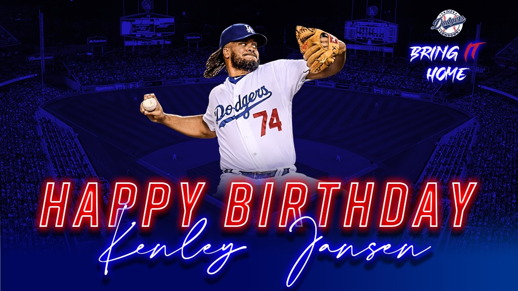 Happy Birthday, Kenley Jansen!  
