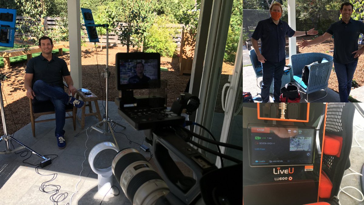sfmediagp's tweet image. We got to live stream Tim Kendall from his home for an interview with a local news channel in Australia. He is CEO of Moment, an app seeking to improve people&apos;s social and mental health by helping them limit their phone use.

#remotestreaming #livestream #liveu #broadcast
