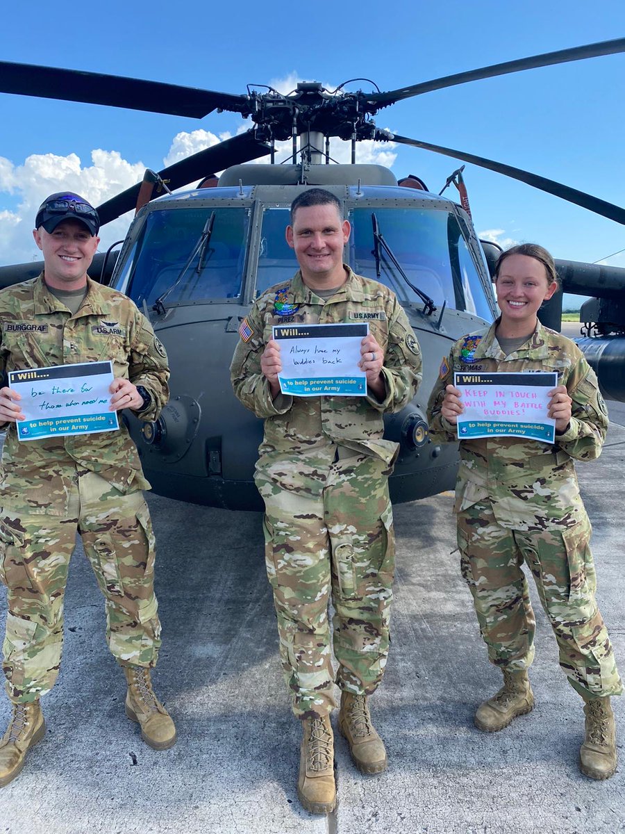 What will you do for #SuicidePrevention? Our #1228 took the initiative to generate awareness at Soto Cano AB through this campaign & asked members across their unit to share their thoughts on how they would stand by their brother and sisters. @ARMYSOUTH #SPM20 @Military1Source
