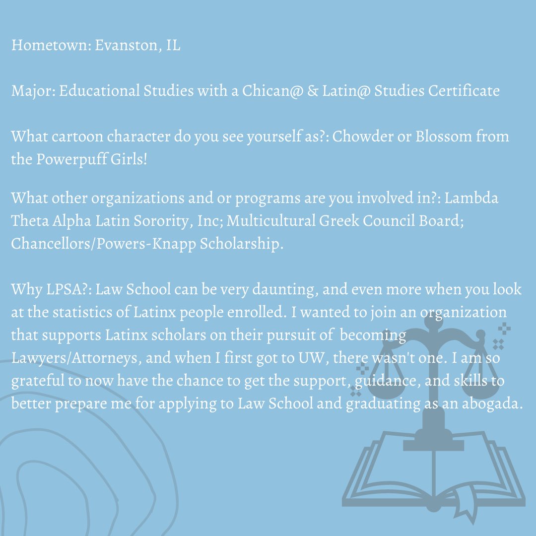 LPSAmadison's tweet photo. Get ready to meet our favorite Evanston resident, the one and only Secretary Sofia Garcia Garbuno 💖 https://t.co/OFZsOqJGBc